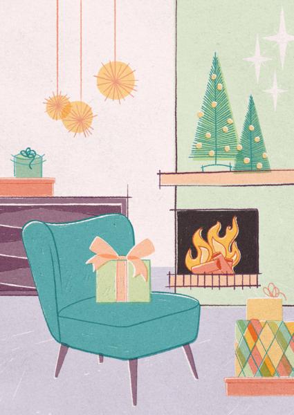 152_Weihnachtskarte-Vintage-Wohnzimmer_Sarah-Deters